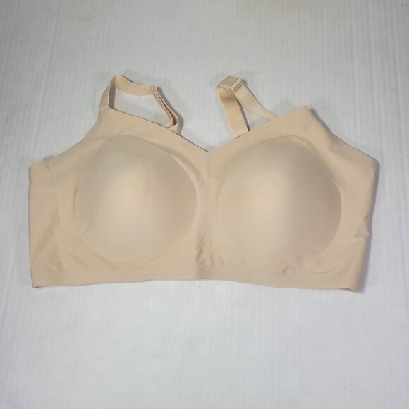 Shapermint Beige Essentials Smoothing Comfort Wireless Bra #13402 Size 2XL - Picture 1 of 4